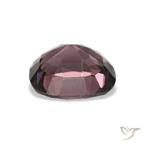 Spinel Gemstone in 6.3 x 5.8 mm Size for Sale, Spinel Stone in Deep Purple Red Color