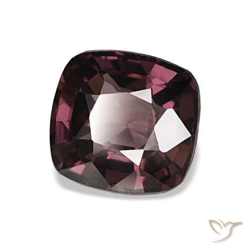 1.54 ct Purple Spinel Stone, Natural Spinel in Cushion-Cut Shape for Sale