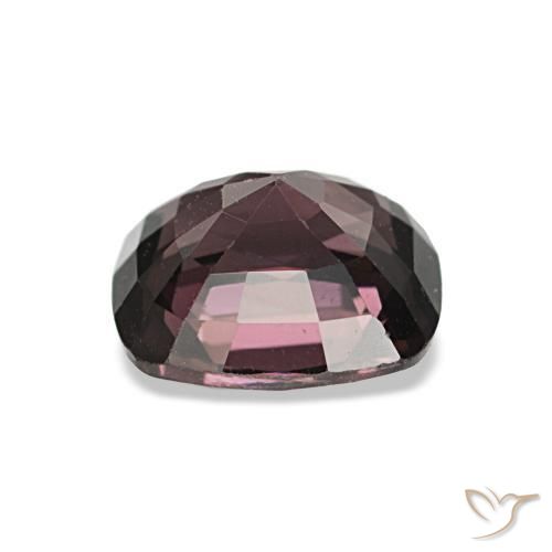 Spinel Gemstone in 7 x 6.7 mm Size for Sale, Spinel Stone in Dark Purple Color