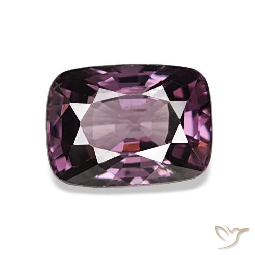 1.38 ct Purple Spinel Gemstone, Spinel Gem in Cushion-Cut Shape for Sale.