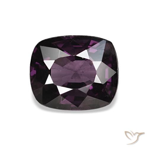 1.48 ct Purple Spinel Gemstone, Spinel Gem in Cushion-Cut Shape for Sale.