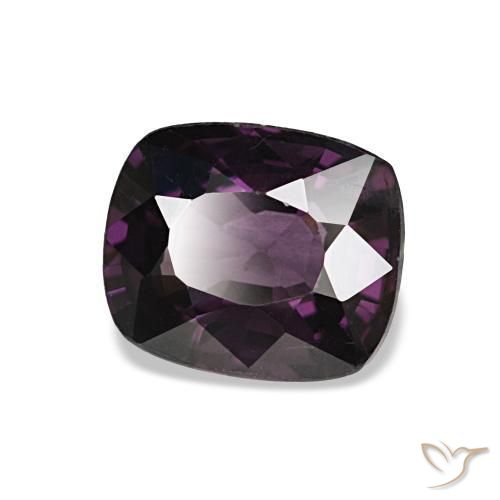1.48 ct Purple Spinel Stone, Natural Spinel in Cushion-Cut Shape for Sale