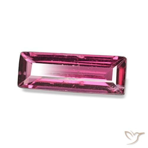 0.60 ct Purple Spinel Stone, Natural Spinel in Baguette Facet Shape for Sale