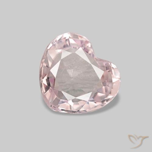 0.71 ct Pink Spinel Gemstone, Spinel Gem in Heart Facet Shape for Sale.