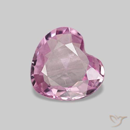 0.65ct Pink Spinel, Heart, VVS-VS