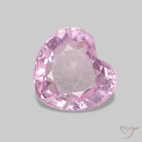 0.92 ct Purple Spinel Gemstone, Spinel Gem in Heart Facet Shape for Sale.