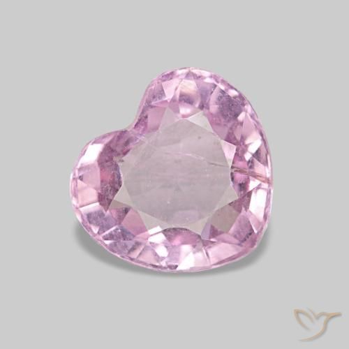 0.92 ct Purple Spinel Stone, Natural Spinel in Heart Facet Shape for Sale