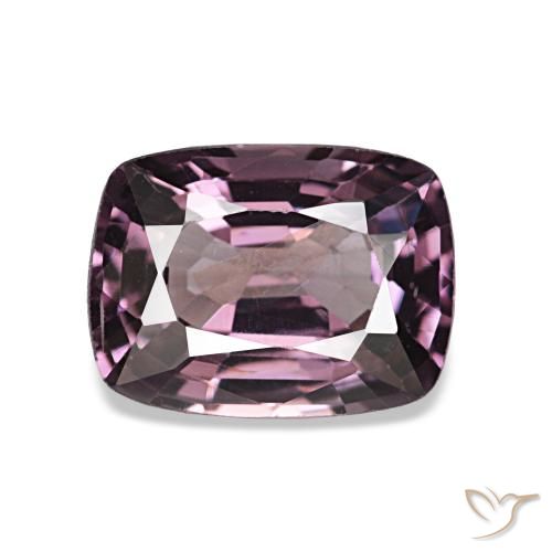 1.34 ct Purple Spinel Gemstone, Spinel Gem in Cushion-Cut Shape for Sale.