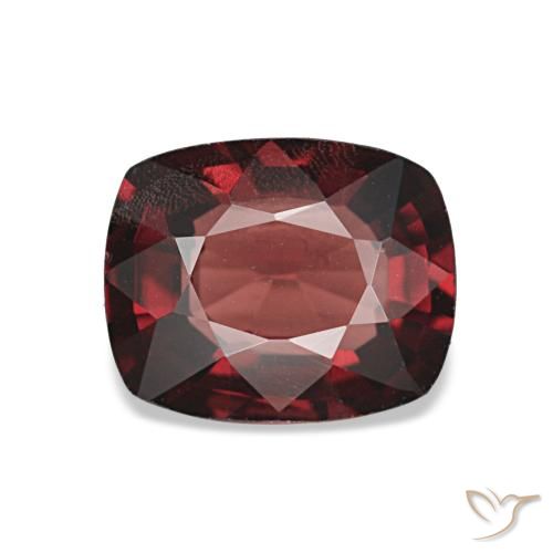 1.10 ct Red Spinel Gemstone, Spinel Gem in Cushion-Cut Shape for Sale.
