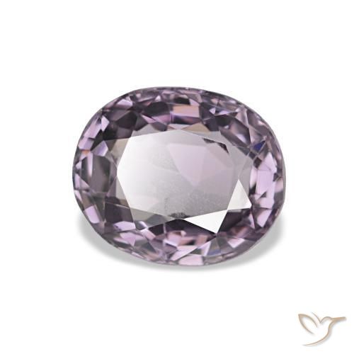 0.74 ct Purple Spinel Stone, Natural Spinel in Oval Facet Shape for Sale