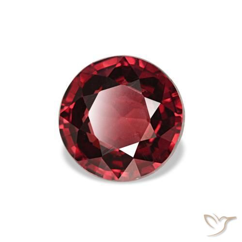 1.18 ct Red Spinel Stone, Natural Spinel in Round Facet Shape for Sale
