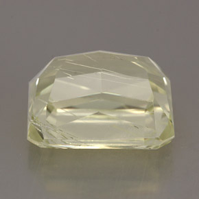 Spodumene Gemstone in 11 x 9 mm (calibrated) Size for Sale, Spodumene Stone in Light Cream Yellow Color