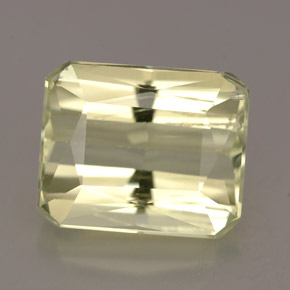 6.20 ct Yellow Spodumene Gemstone, Spodumene Gem in Octagon / Scissor Cut Shape for Sale.