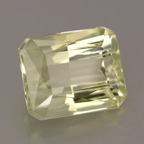 6.20 ct Yellow Spodumene Stone, Natural Spodumene in Octagon / Scissor Cut Shape for Sale