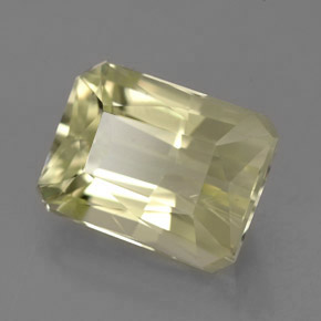 7.03 ct Yellow Spodumene Stone, Natural Spodumene in Octagon / Scissor Cut Shape for Sale