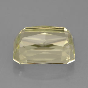 Spodumene Gemstone in 12.2 x 9.1 mm Size for Sale, Spodumene Stone in Light Yellow Color