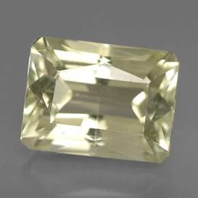 7.32 ct Yellow Spodumene Gemstone, Spodumene Gem in Octagon / Scissor Cut Shape for Sale.