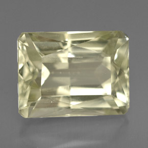 7.32 ct Yellow Spodumene Stone, Natural Spodumene in Octagon / Scissor Cut Shape for Sale