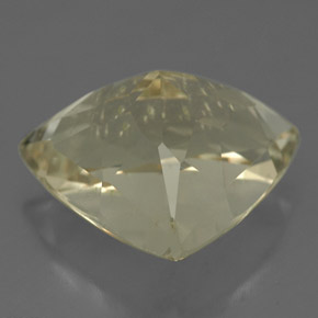 Spodumene Gemstone in 14.7 x 12.3 mm Size for Sale, Spodumene Stone in Light Yellow Color