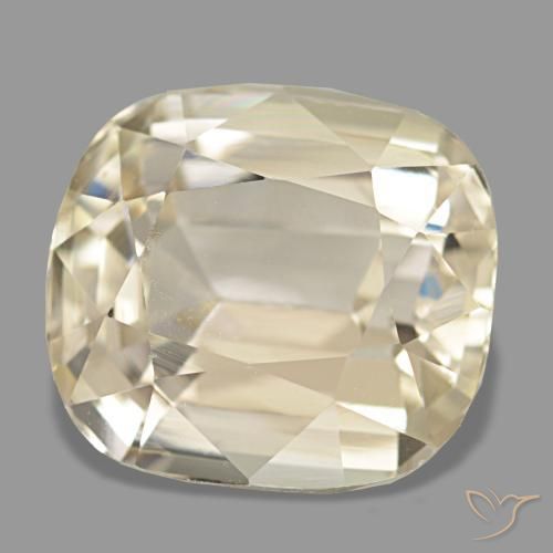5.05 ct Golden Spodumene Stone, Natural Spodumene in Cushion-Cut Shape for Sale