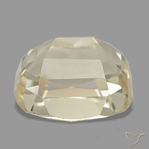 Spodumene Gemstone in 10.3 x 9.3 mm Size for Sale, Spodumene Stone in Light Yellow Color