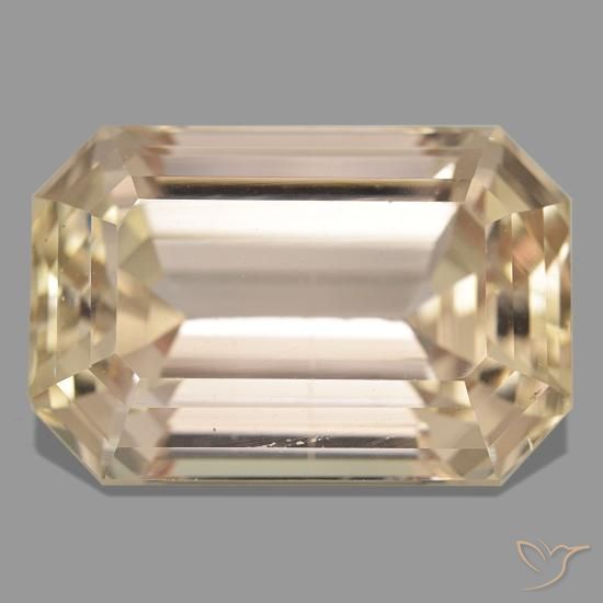 47.04ct Orange Spodumene, Emerald Cut, VS