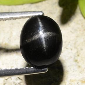 2.7ct Oval Cabochon Black Star Diopside Gem for sale 2.7ct Oval Cabochon Black Star Diopside Gem (ID: 478994)