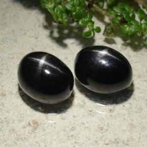 Black Star Diopside Gem - 3.1ct Oval Cabochon (ID: 479064)
