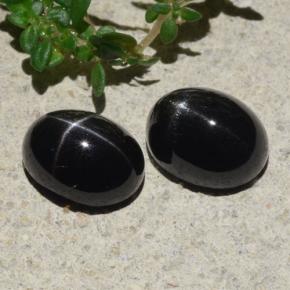 5.2ct Oval Cabochon Black Star Diopside for sale thumb image of 5.2ct Oval Cabochon Black Star Diopside (ID: 479181)