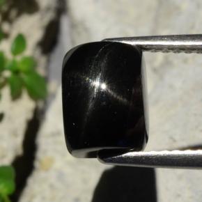 3.1ct Cushion Cabochon Black Star Diopside Gem for sale 3.1ct Cushion Cabochon Black Star Diopside Gem (ID: 480488)