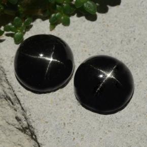 5ct Round Cabochon Black Star Diopside for sale thumb image of 5ct Round Cabochon Black Star Diopside (ID: 480528)