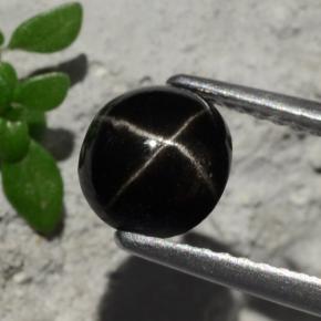 1.4ct Oval Cabochon Black Star Diopside for sale thumb image of 1.4ct Oval Cabochon Black Star Diopside (ID: 480614)