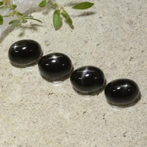 2.1ct Oval Cabochon Black Star Diopside Gem for sale 2.1ct Oval Cabochon Black Star Diopside Gem (ID: 499268)