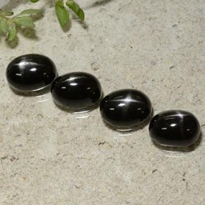 1.8ct Oval Cabochon Black Star Diopside Gem for sale 1.8ct Oval Cabochon Black Star Diopside Gem (ID: 499279)