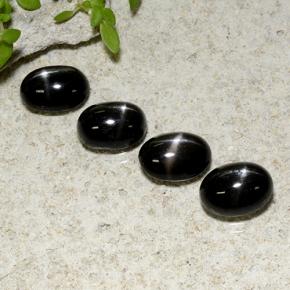 1.5ct Oval Cabochon Black Star Diopside Gem for sale 1.5ct Oval Cabochon Black Star Diopside Gem (ID: 499280)