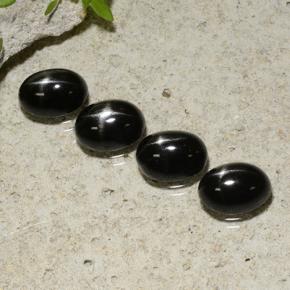 1.6ct Oval Cabochon Black Star Diopside Gem for sale 1.6ct Oval Cabochon Black Star Diopside Gem (ID: 499284)