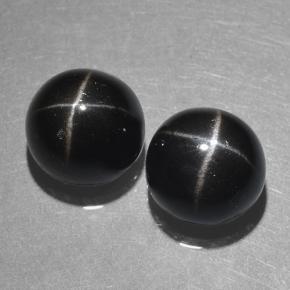 5.1ct Round Cabochon Black Star Diopside Gem for sale 5.1ct Round Cabochon Black Star Diopside Gem (ID: 502620)