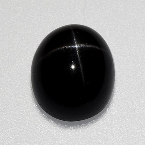 Black Star Diopside Gem - 4.6ct Oval Cabochon (ID: 519165)