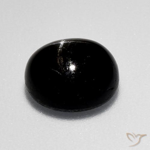 Star Diopside Gemstone in 9 mm (calibrated) Size for Sale, Star Diopside Stone in Black Color