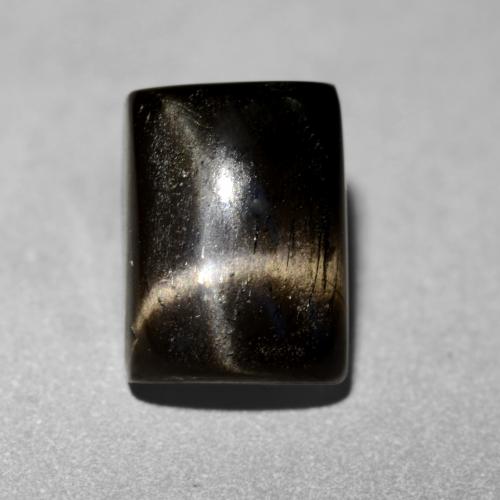 Black Star Diopside Gem - 2.7ct Baguette Cabochon (ID: 551034)