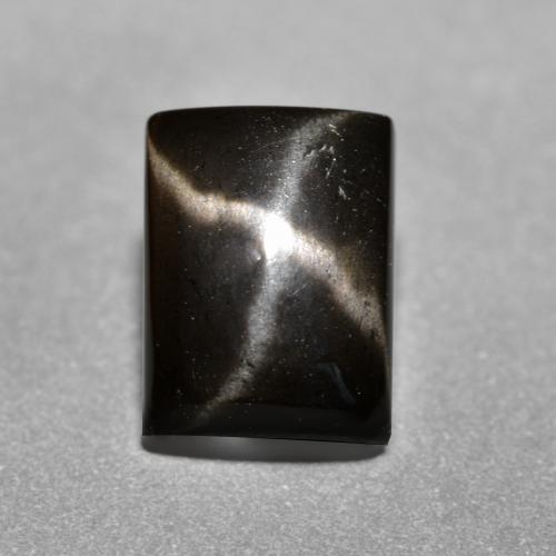 Black Star Diopside Gem - 2.9ct Baguette Cabochon (ID: 551644)