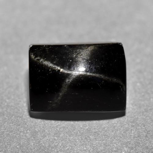 Black Star Diopside Gem - 1.7ct Baguette Cabochon (ID: 551648)