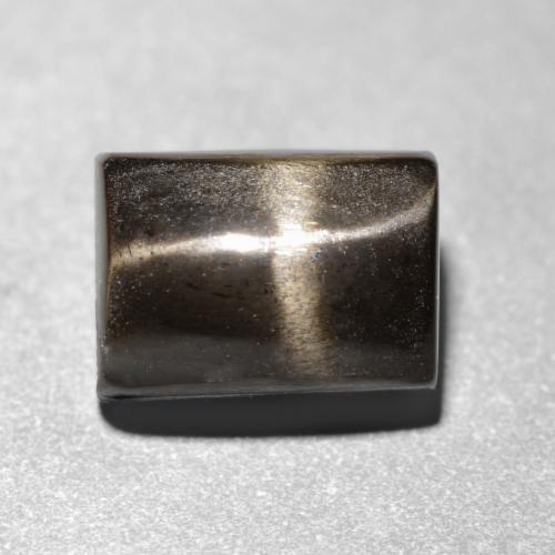 Черный Звездчатый Диопсид Камень - 2.9ct Багет Кабошон (ID: 551923)