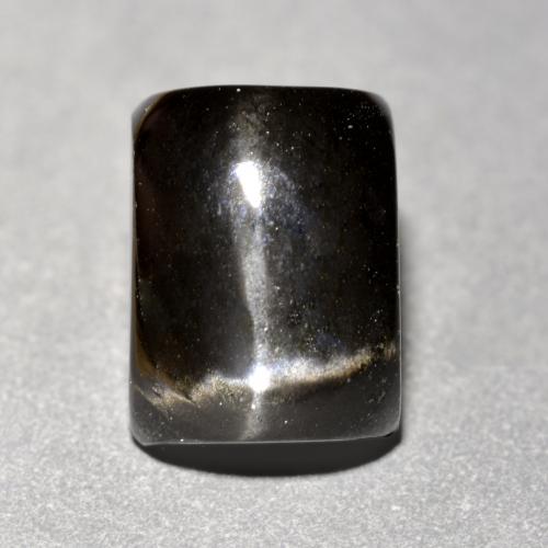 Black Star Diopside Gem - 2.7ct Baguette Cabochon (ID: 551924)