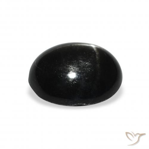 Star Diopside Gemstone in 12 x 10 mm (calibrated) Size for Sale, Star Diopside Stone in Black Color