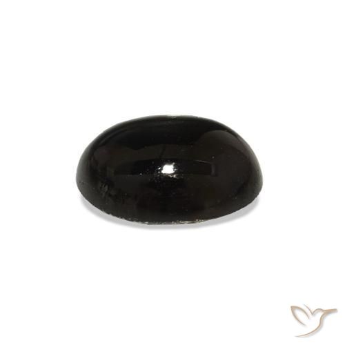 Star Diopside Gemstone in 8 x 6 mm (calibrated) Size for Sale, Star Diopside Stone in Black Color