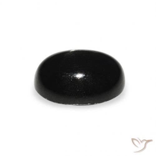 Star Diopside Gemstone in 8 x 6 mm (calibrated) Size for Sale, Star Diopside Stone in Black Color