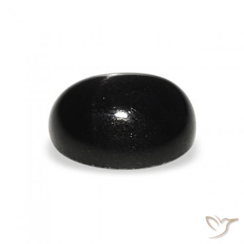 Star Diopside Gemstone in 8 x 6 mm (calibrated) Size for Sale, Star Diopside Stone in Black Color