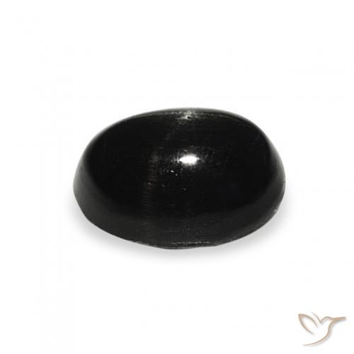 Star Diopside Gemstone in 8 x 6 mm (calibrated) Size for Sale, Star Diopside Stone in Black Color