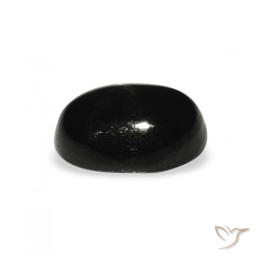 Star Diopside Gemstone in 8 x 6 mm (calibrated) Size for Sale, Star Diopside Stone in Black Color